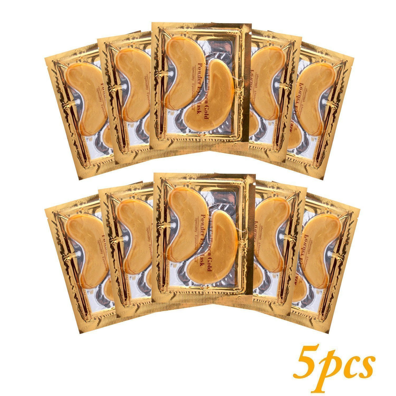 24k Gold Gel Eye Mask Eyelid Patch Anti Wrinkle Eye Care gold