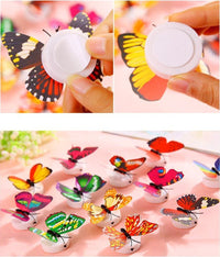 Thumbnail for LED 3D Butterfly Wall Lights (10 Pieces)