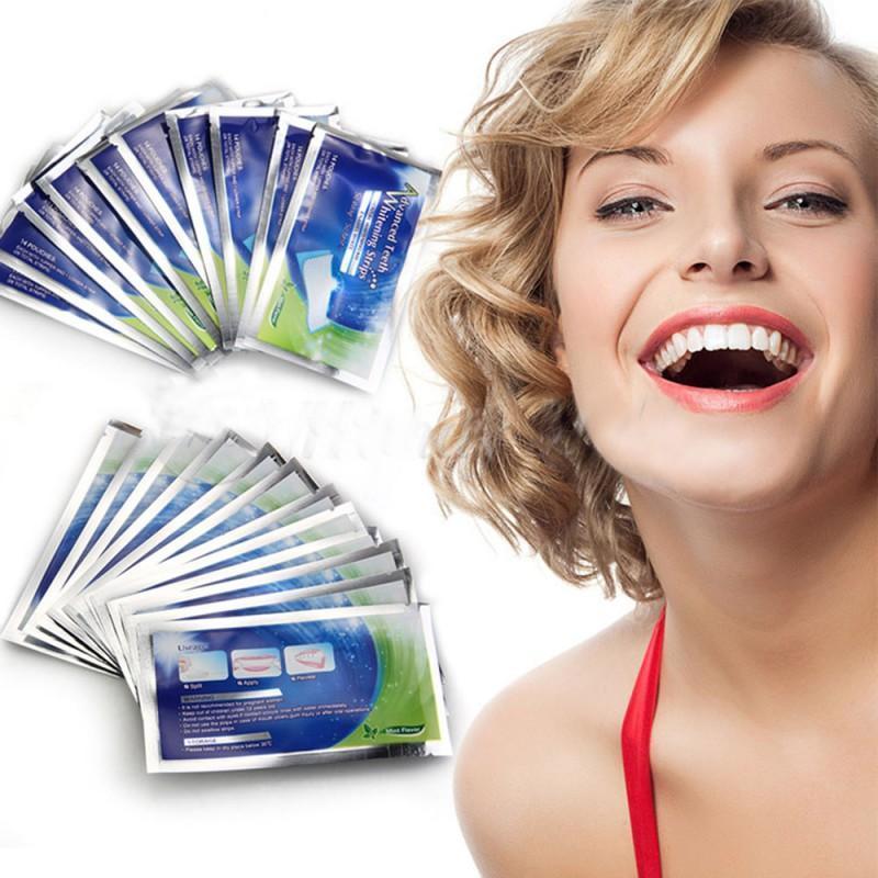 Advanced Teeth Whitening Strips - 2 Weeks Supply